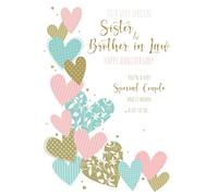Cherry Orchard Sister & Brother-in-Law Anniversary Card from Decorative Hearts - Foil Finish