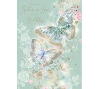 Cherry Orchard Sister in Law Birthday Card from the Grace Range complete with Gold Envelope and Gold Foil Detailing