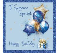 Cherry Orchard Someone Special Birthday Card from complete with Envelope and Blue Foil Detailing …