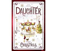 Cherry Orchard Special Daughter Christmas Card with Carousel Scene, Glitter and Foil Accents, Traditional Holiday Design