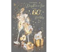 Cherry Orchard Stunning Daughter in Law 60th Birthday Card with Gold Foil Detail and Gold Envelope, from Gorgeous Grace Range