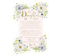 Cherry Orchard To a Special Daughter Birthday Card with Lovely Words and Stunning Floral Design