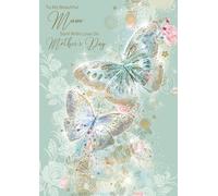Cherry Orchard To My Beautiful Mum Sent With Love On Mother's Day Card Stunning Luxury Card Grace Range Gold Foil Finish With Gold Enevelope