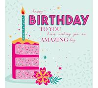 Cherry Orchard Vibrant & Stylish Luxury range of Ladies Birthday Cards, from the Queen of Hearts range, complete with Envelope (CAKE)