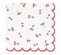 Cherry paper towels - Set of 16 White one size