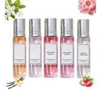 Cherry Perfume for Women, Ladies Pheromone Perfume, Long-Lasting Pheromone Scent Collection, Portable Travel Perfumes for Women's Fragrances (5PC)