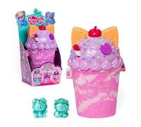 Cherry Pets - Smoothie Fun Park Kitten Twins House with Smoothie Shape: Includes 1 Smoothie, 2 Exclusive "Color Reveal" Figures and 3 Accessories