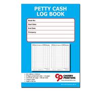 Cherry Petty Cash Log Book A5 16pages 120gsm