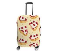 Cherry Pie Personalized Luggage Case Cover Funny Travel Accessories Washable Suitcase Protector Fit 19-32 Inch L