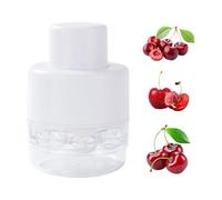 Cherry Pitter, 7 Holes Quick Stone Extractor with Splash Guard - Time Saving Kitchen Tool with Splash Protection for Fruit Camping Men Women