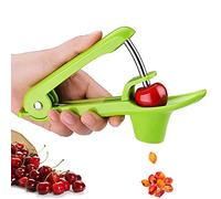 Cherry Pitter Cherry Pip Remover Cherry Stoner Olive Pitter Remover Olive Pitter Remover with Stainless Steel Rod Good Grips Handle for Cheeries, Grapes, Cranberries, Jujubes