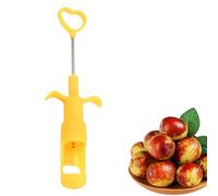 Cherry Pitter, Cherry Stoner Remover, Olive Pitter, Dates Pitting Device Pit Remover, PP Heart-Shaped Handle Pitter Tool, Plum Pitter Tool Pit Remover for Red Dates Fruit Pits Cherries Hawthorns
