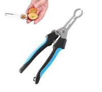 Cherry Pitter - Handheld Steel Press, Professional Core Extractor, Efficient Stone Remover, Heavy Duty Core Ejector | Kitchen Tool for Preserving Berries, Jam, B