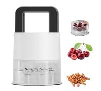 Cherry Pitter Portable Kitchen Tool with Push Function, Cherry Stone Remover with Splash Guard, Fruit Corer for Red Dates, Jam, Cake Baking, Fruit Preparation in the Kitchen, Home Cooking, Bake