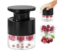 Cherry Pitter Push Type Cherry Corer Multiple New Cherrypitter Remover Tool Multifunction 7-Hole Cherries Stoner Remover Portable Easy Squeeze Cherryseed Removal Tool for Making Cherries Pie and Jam