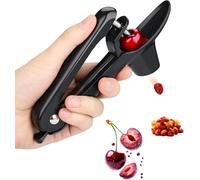Cherry Pitter, Stainless Steel Cherries Corer Pitters Tool with Hand-held Push Design, Pit Cherry with Ease for Making Cherry Jam