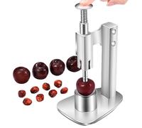 Cherry Pitter Stainless Steel Cherry Plum Pitter Manual Corer for Plum Jam Making Kitchen Baking, Camping, Picnic, Fruit Preparation and Use Outdoor