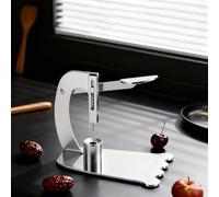 Cherry Pitter, Stainless Steel Core Extractor Tool for Jujube Fruits, with Replaceable Needles 5/6/8mm, Ideal for Family Kitchens