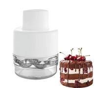 Cherry Pitter Stainless Steel Multi-Cherry Remodeling Tool with 7 Slot Press Tray and Safety Lock, Durable Kitchen Gadgets | Olive Core Remover Fillers