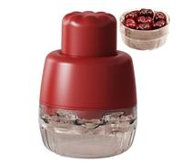 Cherry Pitter Tool, Push Type 7-Hole Red Dates Corer, Lightweight Kitchen Utensil Pitter 3.78 x 5.71 inches, for Home, Kitchen, Party, School Activities, Travel