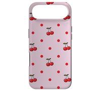 Cherry Polka Dot Pattern - Cute Retro Red Print Design Case for iPhone Air