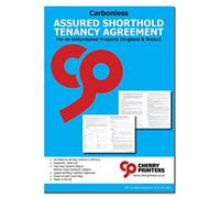 Cherry Printers Assured Shorthold Tenancy Agreement for Unfurnished Property (England & Wales) Carbonless NCR Duplicate Sets 2part A4 4pp