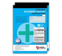 Cherry Printers | Carbonless Accident Report Duplicate Book A5 | 2 Pack
