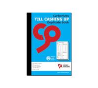 Cherry Printers | Carbonless NCR Till Cashing Up Duplicate Book | A5 Size | 50 Sets | Perforated Top Copy | Stitched & Bound | Eco-Friendly Carbon Balanced Paper