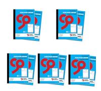 Cherry Printers | Carbonless Purchase Order Duplicate Book A4 | 2 Part NCR Order Book | 50 Duplicate Sets | Perforated Top Copy | Business Purchase Order Forms for Office & Self Employed **10 Pack**