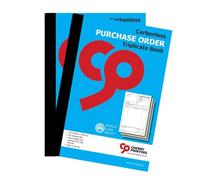 Cherry Printers | Carbonless Purchase Order Triplicate Book A5 | 3 Part Book | 50 Triplicate Sets | Perforated Easy Tear Copies | Purchase Order Forms for Business Office Self Employed **2 Pack**