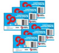 Cherry Printers | Confidential Visitor Sign in Duplicate Wiro | 6 Pack