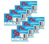 Cherry Printers | Confidential Visitor Sign in Duplicate Wiro | 8 Pack