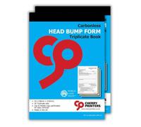Cherry Printers | Head Bump Form | A5 Triplicate Book | 50 Sets | 2 Pack