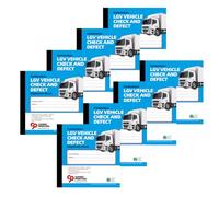Cherry Printers LGV Vehicle Check Book | Vehicle Defect Report Pad | Daily Inspection Checklist Log Book | NCR Duplicate | Fleet Driver Safety Maintenance Record | 50 Sets | 148mm x 148mm **8 Pack**