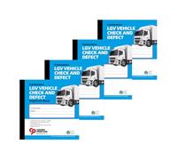 Cherry Printers LGV Vehicle Check Book | Vehicle Defect Report Pad | Daily Inspection Checklist Log Book | NCR Duplicate | Fleet Driver Safety Maintenance Record | 50 Sets | 148mm x 148mm **4 Pack**
