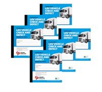 Cherry Printers LGV Vehicle Check Book | Vehicle Defect Report Pad | Daily Inspection Checklist Log Book | NCR Duplicate | Fleet Driver Safety Maintenance Record | 50 Sets | 148mm x 148mm **6 Pack**