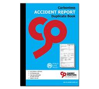 Cherry Printers NCR Accident Report Duplicate Book A4 50 Sets Carbonless