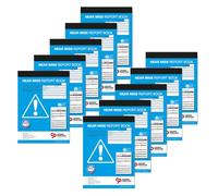 Cherry Printers Near Miss Report Book A4 | 50 Reports | GDPR RIDDOR & HSE Compliant| Perforated Sheets for Easy Filing| 80gsm Paper| Workplace Safety Incident Log| Hazard & Safety Reporting| 10 Pack