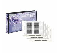 Cherry Printers Residential Care Confidential Visitor Sign-in Ring Binder | GDPR Compliant A4 Carbonless Duplicate Sheets | with 5 Additional Refill Packs