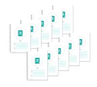 Cherry Printers | Safer Food Better Business Diary Refill | 52-Week SFBB Food Safety Diary Book | HACCP Record Keeping | Staff Training | Kitchen Hygiene & Compliance | A4 Wiro Bound **10 Pack**