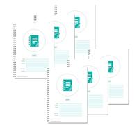 Cherry Printers | Safer Food Better Business Diary Refill | 52-Week SFBB Food Safety Diary Book | HACCP Record Keeping | Staff Training | Kitchen Hygiene & Compliance | A4 Wiro Bound **6 Pack**