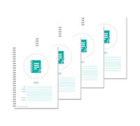 Cherry Printers | Safer Food Better Business Diary Refill | 52-Week SFBB Food Safety Diary Book | HACCP Record Keeping | Staff Training | Kitchen Hygiene & Compliance | A4 Wiro Bound **4 Pack**