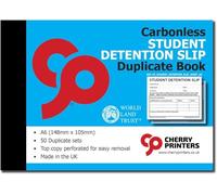Cherry Printers Student Detention Slips | NCR Duplicate Discipline Forms