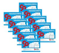Cherry Printers Vehicle Service Schedule & Maintenance Record Log A5 | 24 Service Stamps | 20 Page Booklet | Maintenance Tips & Notes Pages | Made in UK | for Cars Vans and Motorbikes | 10 Pack