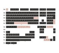 Cherry Profile Double Shot Non Shine Through PBT Keycap Suitable for MX Switches Keyboard Razer Filco 96 84 SP64 (Night Sakura)