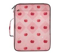Cherry Red diamonding Glitter Organizer Expanding Folder 7 Pockets A4 Letter Size with Zipper Closure for Document Storage Filing Wallet pouching para guardar documentos