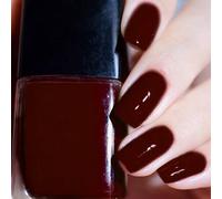 Cherry Red Nail Polish, Dark Red Gel Nail Polish 15ml Non-Toxic, Long-Lasting Chip-Resistant and Quick-Dry Red Nail Polish for Girls Women Salon and Home DIY Nail Art