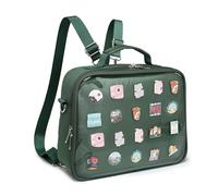 CHERRY SAUCE Dopamine Color Ita Bag Backpack Satchel Oxford Crossbody Messenger Shoulder Bag, 30-dark Green, Modern