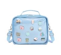 CHERRY SAUCE Dopamine Color Ita Bag Backpack Satchel Oxford Crossbody Messenger Shoulder Bag, 30-light Blue, Custom