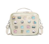CHERRY SAUCE Ita Bag Multipurpose Backpack, Oxford Fabric, Shoulder Bag, Messenger Bag, Shoulder Bags for Anime Display, 30-Beige, M, Custom